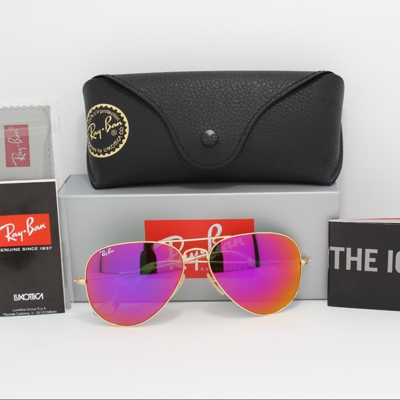 Ray-Ban Jewelry - RAY-BAN RB 3025 112/4T CYCLAMEN PINK FLASH